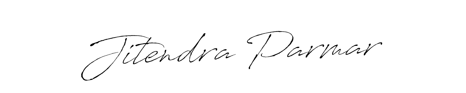 Design your own signature with our free online signature maker. With this signature software, you can create a handwritten (Antro_Vectra) signature for name Jitendra Parmar. Jitendra Parmar signature style 6 images and pictures png