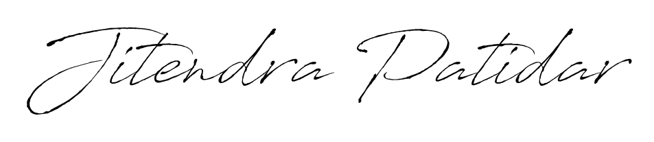 An effortless, minimalist signature concept for Jitendra Patidar using Antro_Vectra design. Clean lines that look great on any document. Jitendra Patidar signature style 6 images and pictures png