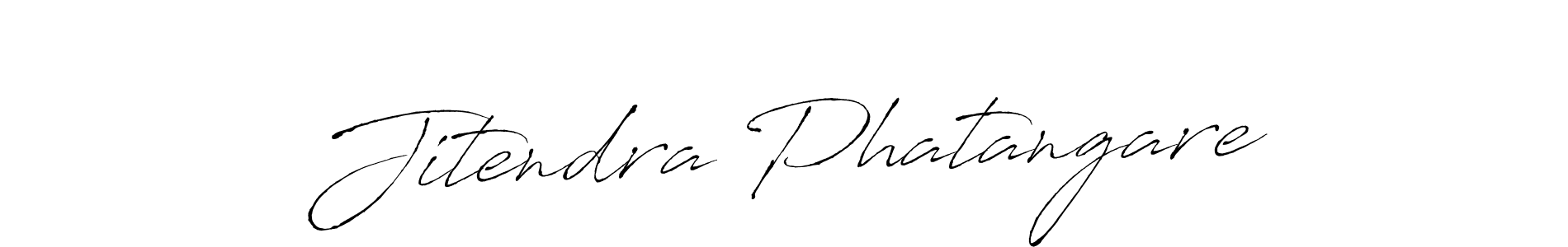 Jitendra Phatangare stylish signature style. Best Handwritten Sign (Antro_Vectra) for my name. Handwritten Signature Collection Ideas for my name Jitendra Phatangare. Jitendra Phatangare signature style 6 images and pictures png