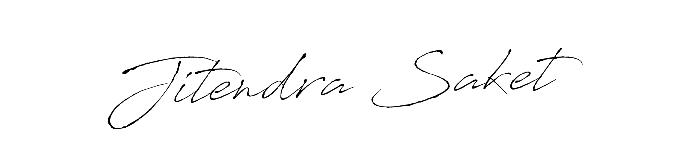 Similarly Antro_Vectra is the best handwritten signature design. Signature creator online .You can use it as an online autograph creator for name Jitendra Saket. Jitendra Saket signature style 6 images and pictures png