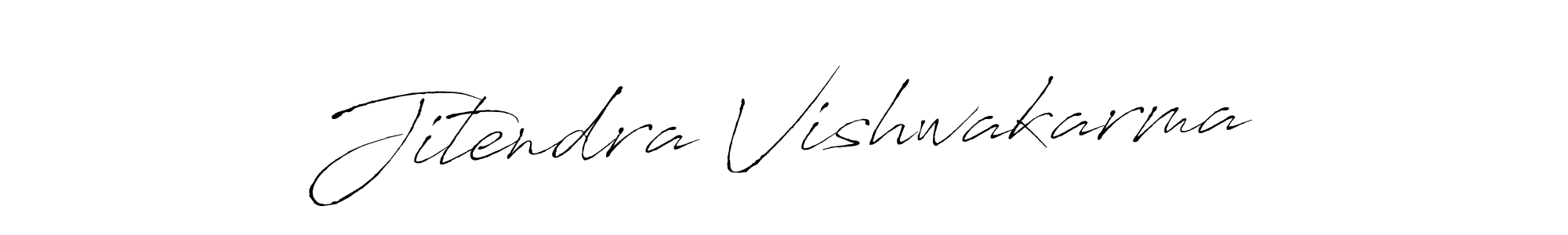 Jitendra Vishwakarma stylish signature style. Best Handwritten Sign (Antro_Vectra) for my name. Handwritten Signature Collection Ideas for my name Jitendra Vishwakarma. Jitendra Vishwakarma signature style 6 images and pictures png