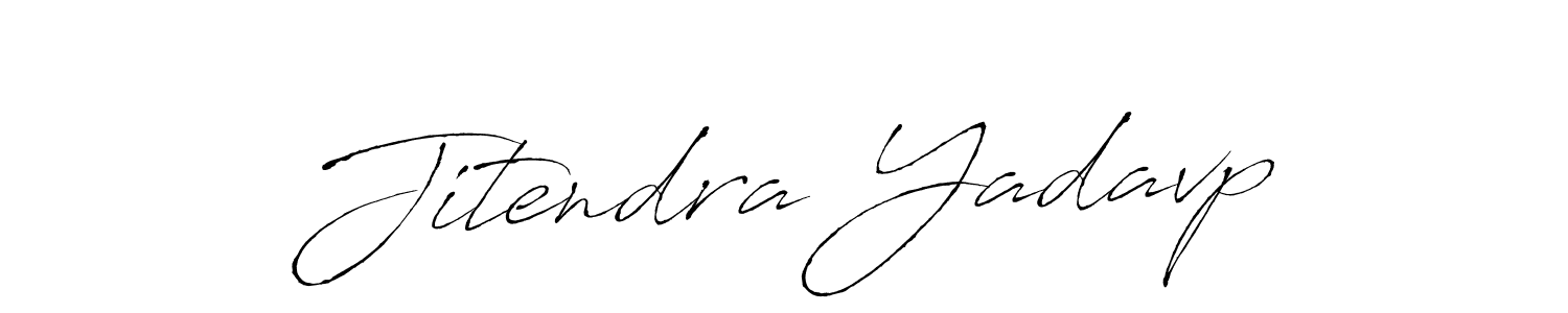 Also we have Jitendra Yadavp name is the best signature style. Create professional handwritten signature collection using Antro_Vectra autograph style. Jitendra Yadavp signature style 6 images and pictures png