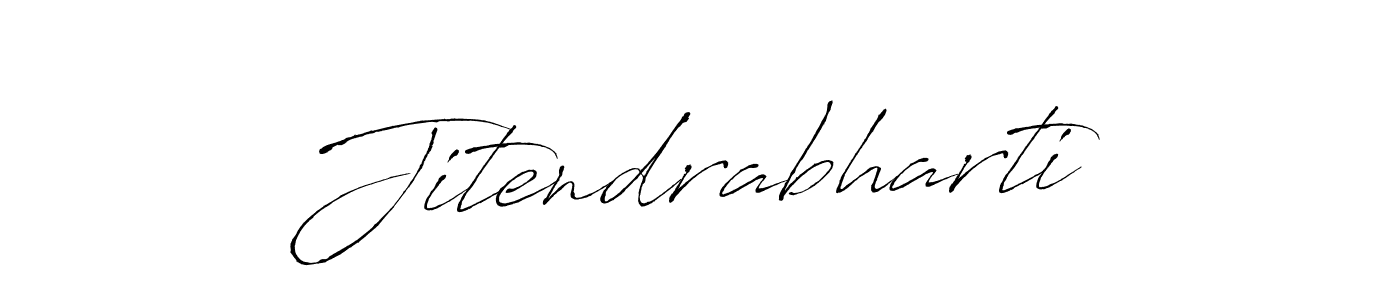 Similarly Antro_Vectra is the best handwritten signature design. Signature creator online .You can use it as an online autograph creator for name Jitendrabharti. Jitendrabharti signature style 6 images and pictures png