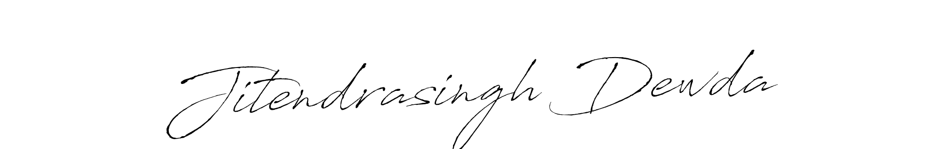 Make a beautiful signature design for name Jitendrasingh Dewda. With this signature (Antro_Vectra) style, you can create a handwritten signature for free. Jitendrasingh Dewda signature style 6 images and pictures png