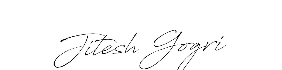 Make a short Jitesh Gogri signature style. Manage your documents anywhere anytime using Antro_Vectra. Create and add eSignatures, submit forms, share and send files easily. Jitesh Gogri signature style 6 images and pictures png