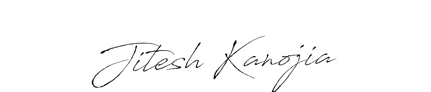 Also we have Jitesh Kanojia name is the best signature style. Create professional handwritten signature collection using Antro_Vectra autograph style. Jitesh Kanojia signature style 6 images and pictures png