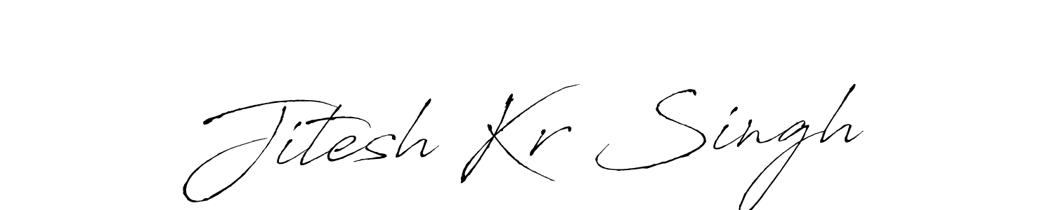 Use a signature maker to create a handwritten signature online. With this signature software, you can design (Antro_Vectra) your own signature for name Jitesh Kr Singh. Jitesh Kr Singh signature style 6 images and pictures png