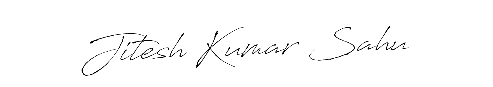 Antro_Vectra is a professional signature style that is perfect for those who want to add a touch of class to their signature. It is also a great choice for those who want to make their signature more unique. Get Jitesh Kumar Sahu name to fancy signature for free. Jitesh Kumar Sahu signature style 6 images and pictures png