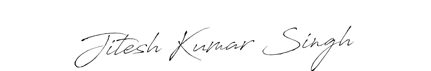 Design your own signature with our free online signature maker. With this signature software, you can create a handwritten (Antro_Vectra) signature for name Jitesh Kumar Singh. Jitesh Kumar Singh signature style 6 images and pictures png