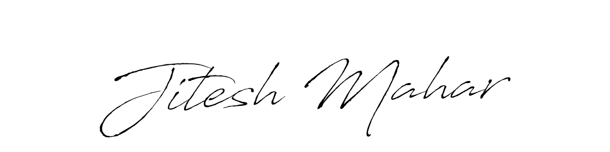 You can use this online signature creator to create a handwritten signature for the name Jitesh Mahar. This is the best online autograph maker. Jitesh Mahar signature style 6 images and pictures png