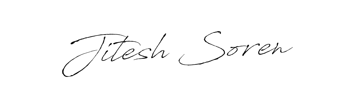 How to make Jitesh Soren signature? Antro_Vectra is a professional autograph style. Create handwritten signature for Jitesh Soren name. Jitesh Soren signature style 6 images and pictures png