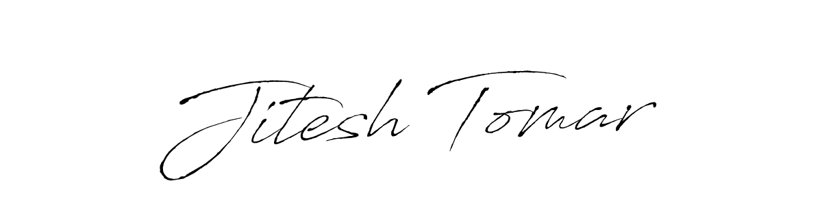 You should practise on your own different ways (Antro_Vectra) to write your name (Jitesh Tomar) in signature. don't let someone else do it for you. Jitesh Tomar signature style 6 images and pictures png