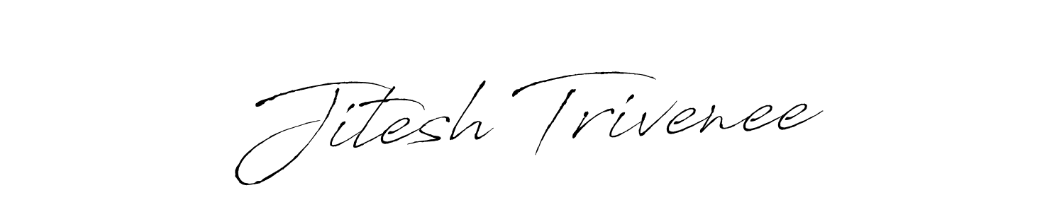 Create a beautiful signature design for name Jitesh Trivenee. With this signature (Antro_Vectra) fonts, you can make a handwritten signature for free. Jitesh Trivenee signature style 6 images and pictures png