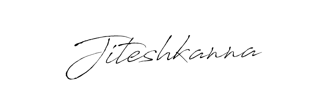 Design your own signature with our free online signature maker. With this signature software, you can create a handwritten (Antro_Vectra) signature for name Jiteshkanna. Jiteshkanna signature style 6 images and pictures png