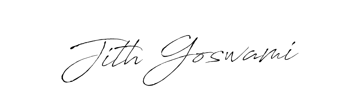 The best way (Antro_Vectra) to make a short signature is to pick only two or three words in your name. The name Jith Goswami include a total of six letters. For converting this name. Jith Goswami signature style 6 images and pictures png