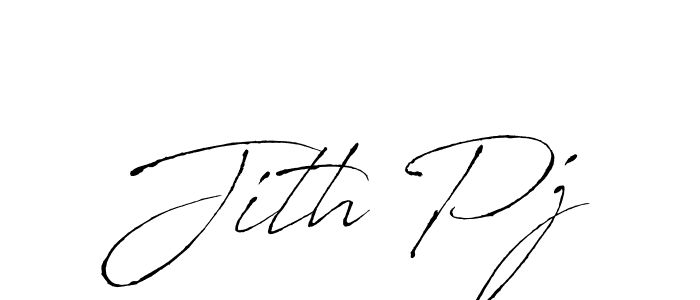 Use a signature maker to create a handwritten signature online. With this signature software, you can design (Antro_Vectra) your own signature for name Jith Pj. Jith Pj signature style 6 images and pictures png