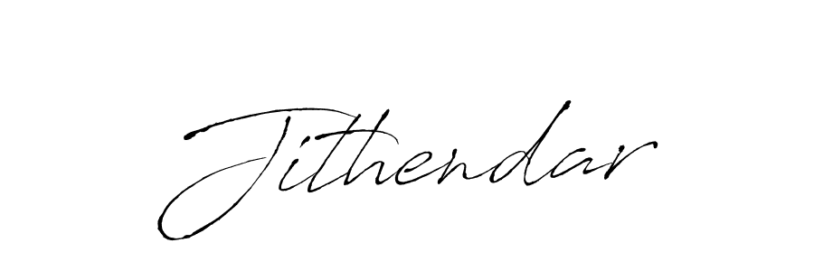 Create a beautiful signature design for name Jithendar. With this signature (Antro_Vectra) fonts, you can make a handwritten signature for free. Jithendar signature style 6 images and pictures png