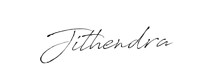 Design your own signature with our free online signature maker. With this signature software, you can create a handwritten (Antro_Vectra) signature for name Jithendra. Jithendra signature style 6 images and pictures png