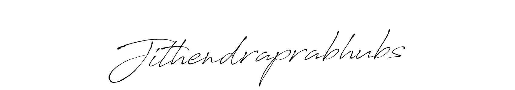 Create a beautiful signature design for name Jithendraprabhubs. With this signature (Antro_Vectra) fonts, you can make a handwritten signature for free. Jithendraprabhubs signature style 6 images and pictures png