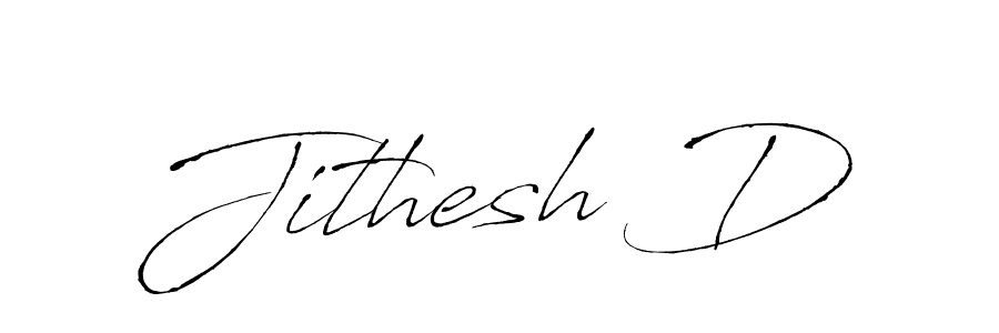 How to make Jithesh D name signature. Use Antro_Vectra style for creating short signs online. This is the latest handwritten sign. Jithesh D signature style 6 images and pictures png