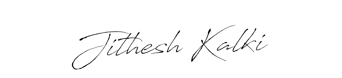 Antro_Vectra is a professional signature style that is perfect for those who want to add a touch of class to their signature. It is also a great choice for those who want to make their signature more unique. Get Jithesh Kalki name to fancy signature for free. Jithesh Kalki signature style 6 images and pictures png