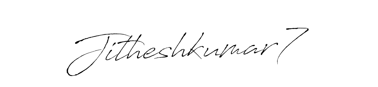 It looks lik you need a new signature style for name Jitheshkumar7. Design unique handwritten (Antro_Vectra) signature with our free signature maker in just a few clicks. Jitheshkumar7 signature style 6 images and pictures png