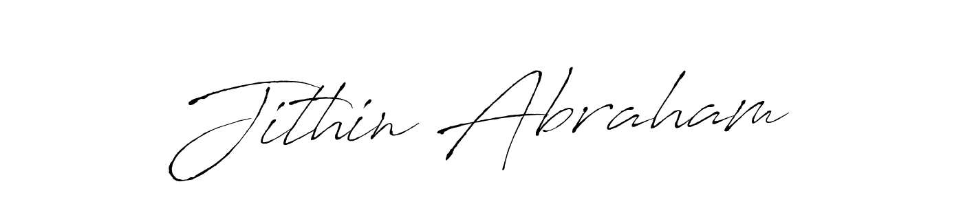 Use a signature maker to create a handwritten signature online. With this signature software, you can design (Antro_Vectra) your own signature for name Jithin Abraham. Jithin Abraham signature style 6 images and pictures png