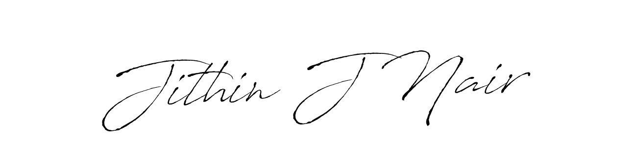 Also we have Jithin J Nair name is the best signature style. Create professional handwritten signature collection using Antro_Vectra autograph style. Jithin J Nair signature style 6 images and pictures png