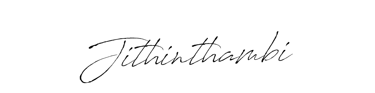 Design your own signature with our free online signature maker. With this signature software, you can create a handwritten (Antro_Vectra) signature for name Jithinthambi. Jithinthambi signature style 6 images and pictures png