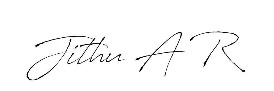 Similarly Antro_Vectra is the best handwritten signature design. Signature creator online .You can use it as an online autograph creator for name Jithu A R. Jithu A R signature style 6 images and pictures png