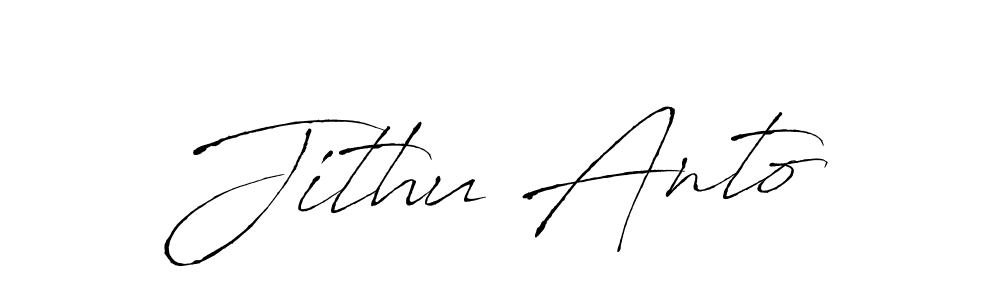 Make a beautiful signature design for name Jithu Anto. Use this online signature maker to create a handwritten signature for free. Jithu Anto signature style 6 images and pictures png