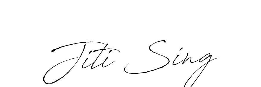Also You can easily find your signature by using the search form. We will create Jiti Sing name handwritten signature images for you free of cost using Antro_Vectra sign style. Jiti Sing signature style 6 images and pictures png