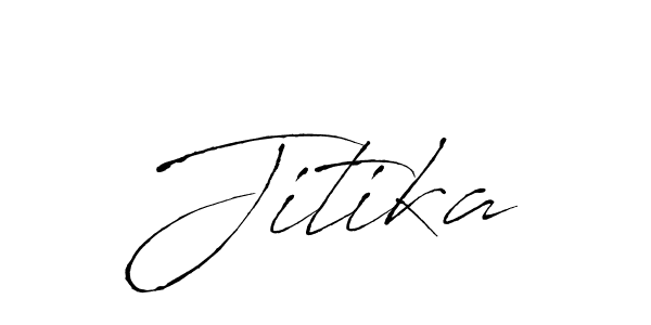 Also we have Jitika name is the best signature style. Create professional handwritten signature collection using Antro_Vectra autograph style. Jitika signature style 6 images and pictures png