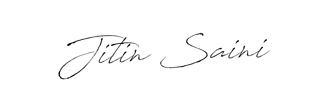 Similarly Antro_Vectra is the best handwritten signature design. Signature creator online .You can use it as an online autograph creator for name Jitin Saini. Jitin Saini signature style 6 images and pictures png