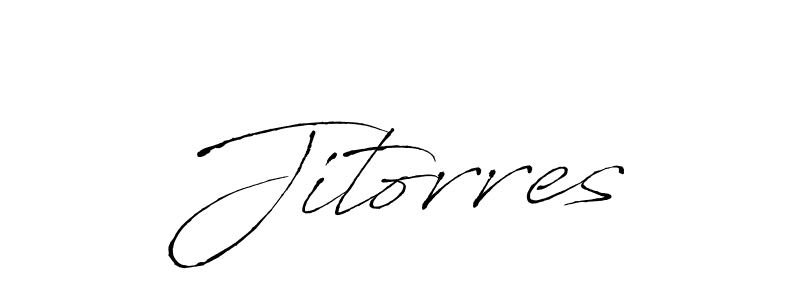 Jitorres stylish signature style. Best Handwritten Sign (Antro_Vectra) for my name. Handwritten Signature Collection Ideas for my name Jitorres. Jitorres signature style 6 images and pictures png
