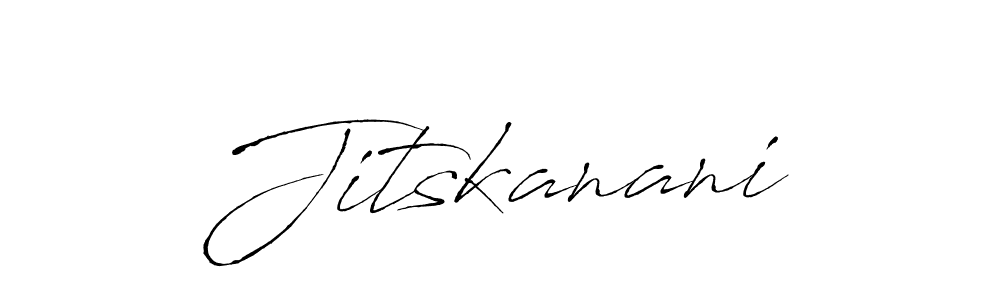 Use a signature maker to create a handwritten signature online. With this signature software, you can design (Antro_Vectra) your own signature for name Jitskanani. Jitskanani signature style 6 images and pictures png