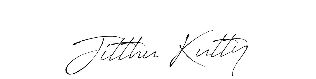 Also we have Jitthu Kutty name is the best signature style. Create professional handwritten signature collection using Antro_Vectra autograph style. Jitthu Kutty signature style 6 images and pictures png