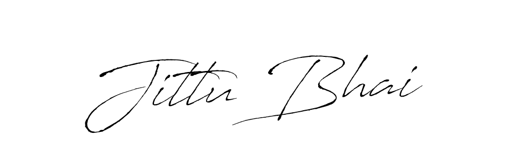 Jittu Bhai stylish signature style. Best Handwritten Sign (Antro_Vectra) for my name. Handwritten Signature Collection Ideas for my name Jittu Bhai. Jittu Bhai signature style 6 images and pictures png