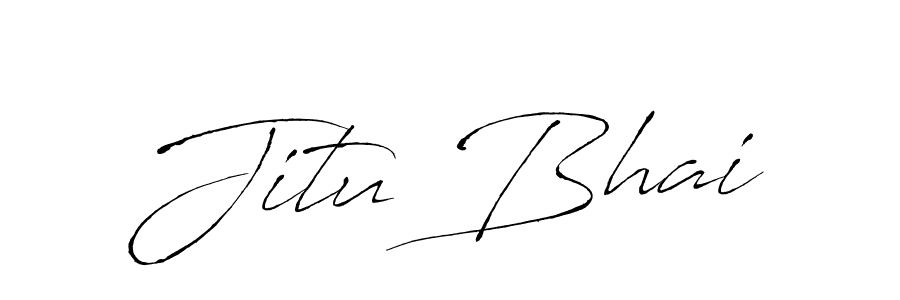 Use a signature maker to create a handwritten signature online. With this signature software, you can design (Antro_Vectra) your own signature for name Jitu Bhai. Jitu Bhai signature style 6 images and pictures png