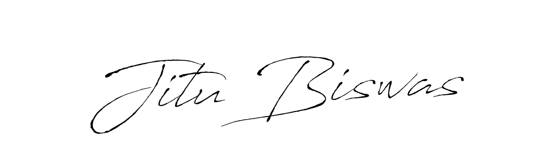 How to make Jitu Biswas name signature. Use Antro_Vectra style for creating short signs online. This is the latest handwritten sign. Jitu Biswas signature style 6 images and pictures png