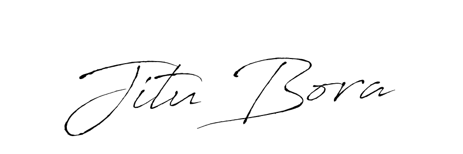 Use a signature maker to create a handwritten signature online. With this signature software, you can design (Antro_Vectra) your own signature for name Jitu Bora. Jitu Bora signature style 6 images and pictures png