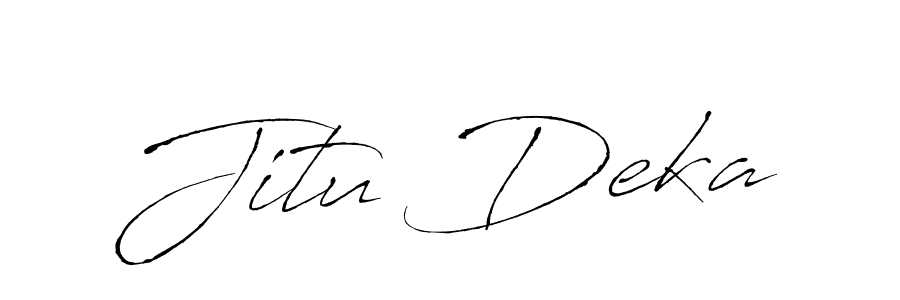 if you are searching for the best signature style for your name Jitu Deka. so please give up your signature search. here we have designed multiple signature styles  using Antro_Vectra. Jitu Deka signature style 6 images and pictures png