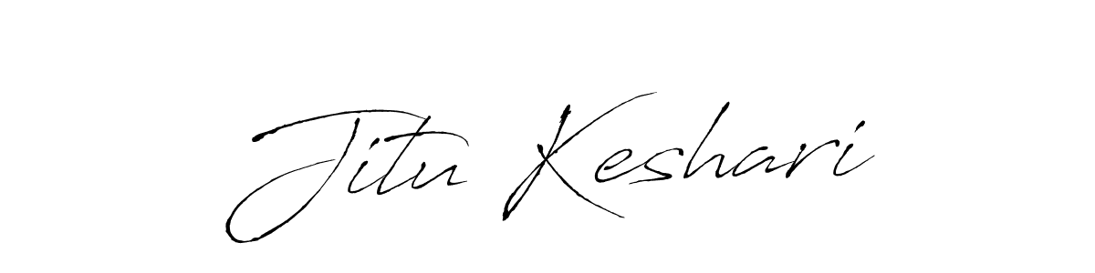 Jitu Keshari stylish signature style. Best Handwritten Sign (Antro_Vectra) for my name. Handwritten Signature Collection Ideas for my name Jitu Keshari. Jitu Keshari signature style 6 images and pictures png