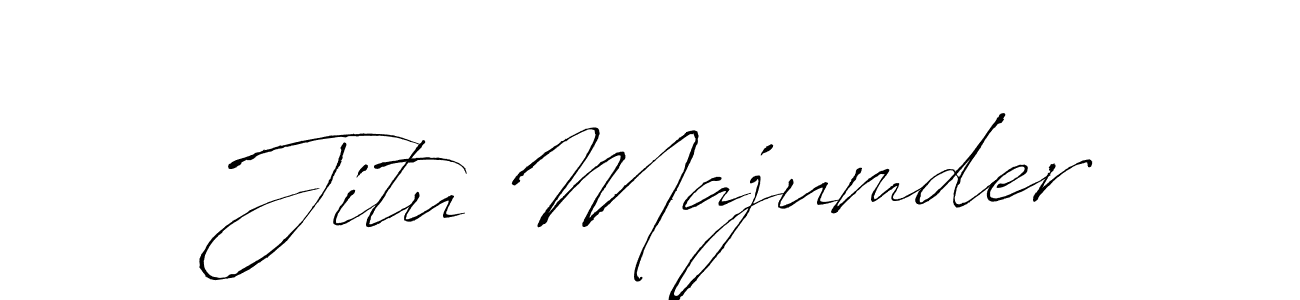 How to make Jitu Majumder signature? Antro_Vectra is a professional autograph style. Create handwritten signature for Jitu Majumder name. Jitu Majumder signature style 6 images and pictures png