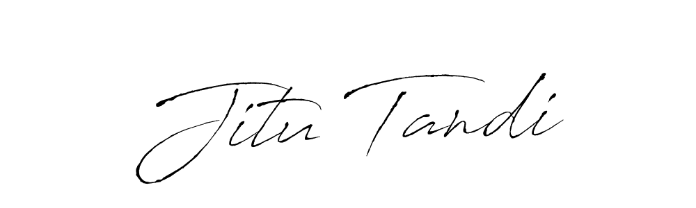 How to make Jitu Tandi signature? Antro_Vectra is a professional autograph style. Create handwritten signature for Jitu Tandi name. Jitu Tandi signature style 6 images and pictures png