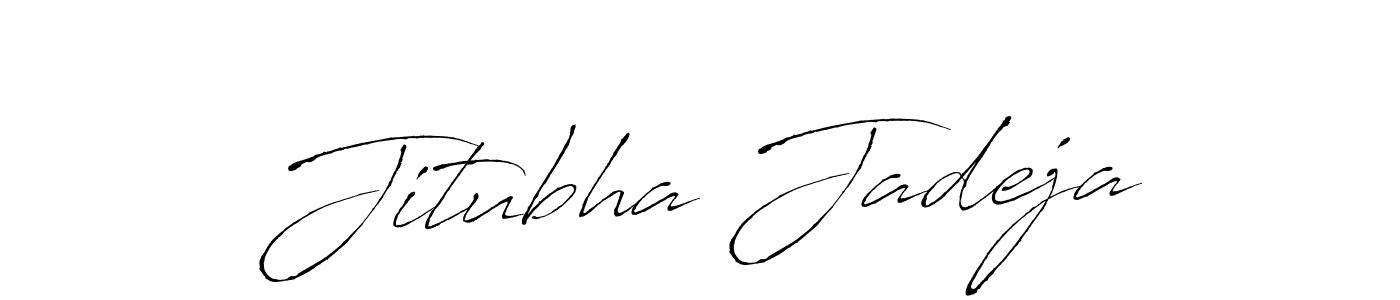 Antro_Vectra is a professional signature style that is perfect for those who want to add a touch of class to their signature. It is also a great choice for those who want to make their signature more unique. Get Jitubha Jadeja name to fancy signature for free. Jitubha Jadeja signature style 6 images and pictures png