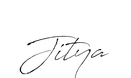 Design your own signature with our free online signature maker. With this signature software, you can create a handwritten (Antro_Vectra) signature for name Jitya. Jitya signature style 6 images and pictures png