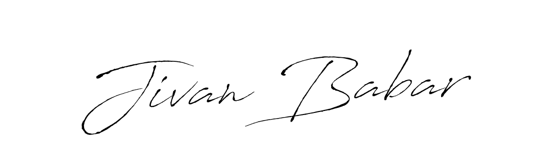 if you are searching for the best signature style for your name Jivan Babar. so please give up your signature search. here we have designed multiple signature styles  using Antro_Vectra. Jivan Babar signature style 6 images and pictures png