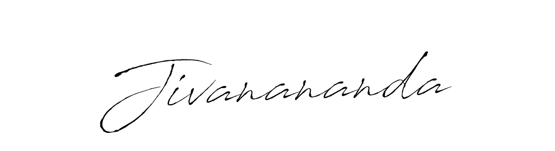 Design your own signature with our free online signature maker. With this signature software, you can create a handwritten (Antro_Vectra) signature for name Jivanananda. Jivanananda signature style 6 images and pictures png