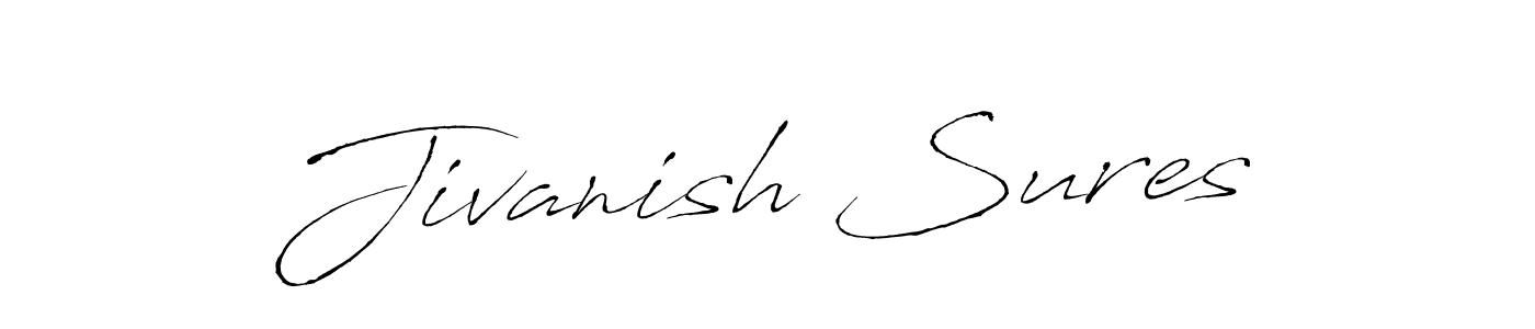 You can use this online signature creator to create a handwritten signature for the name Jivanish Sures. This is the best online autograph maker. Jivanish Sures signature style 6 images and pictures png